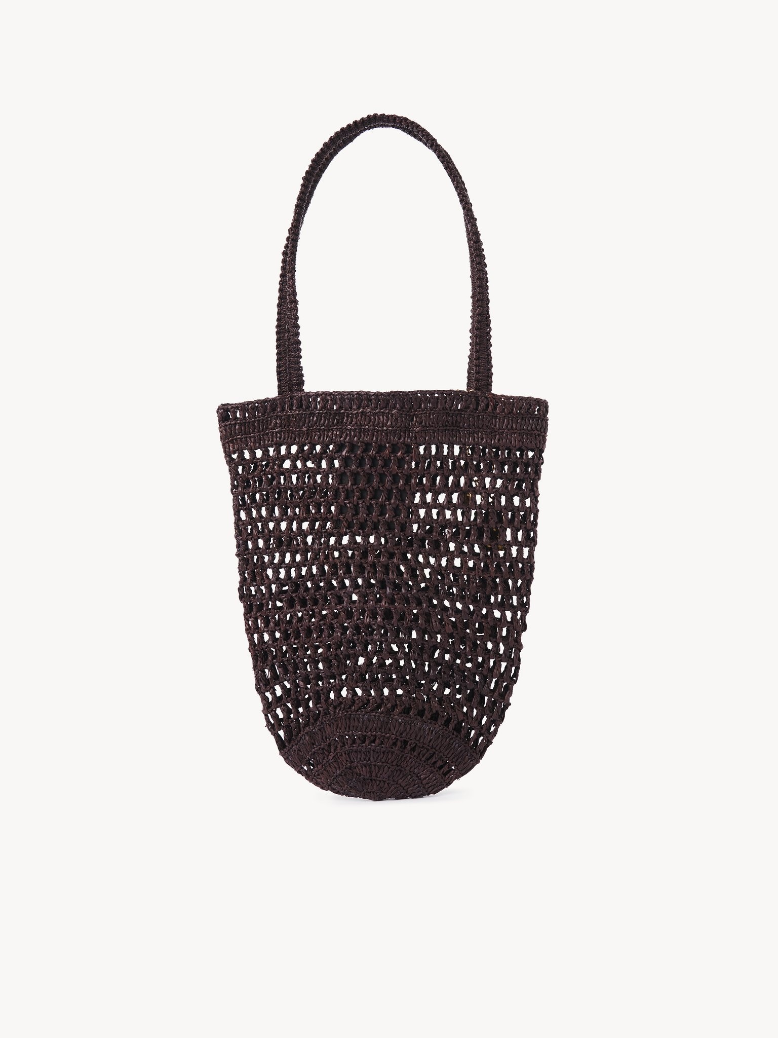 SMALL SUMMER BANANA TOTE BAG IN RAFFIA - 4