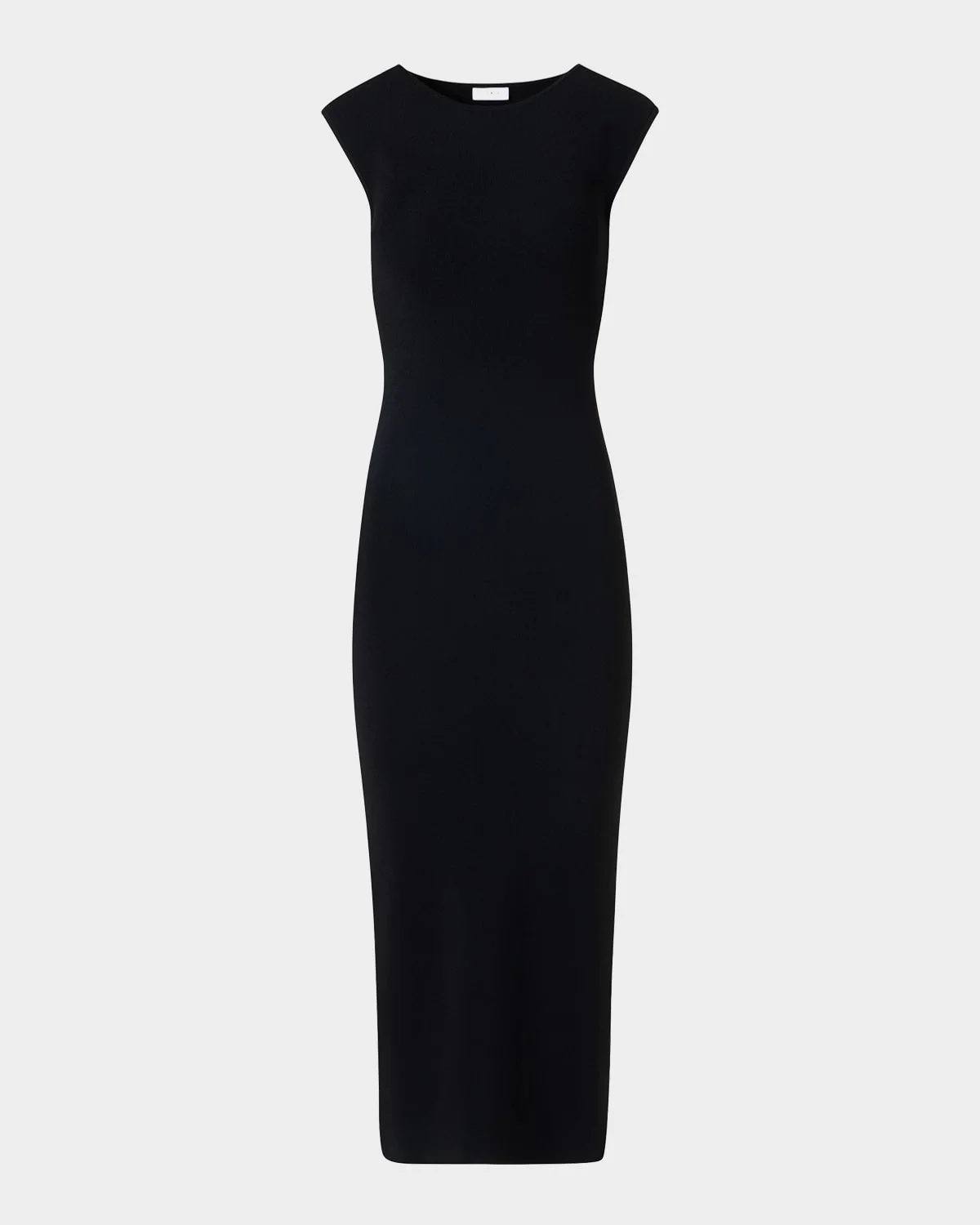 Sleeveless Viscose Jersey Back-Cutout Midi Dress - 1