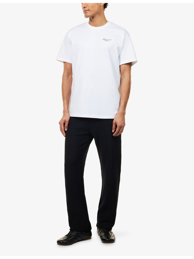 Givenchy Brand-Print Crewneck Cotton-Jersey T-Shirt outlook