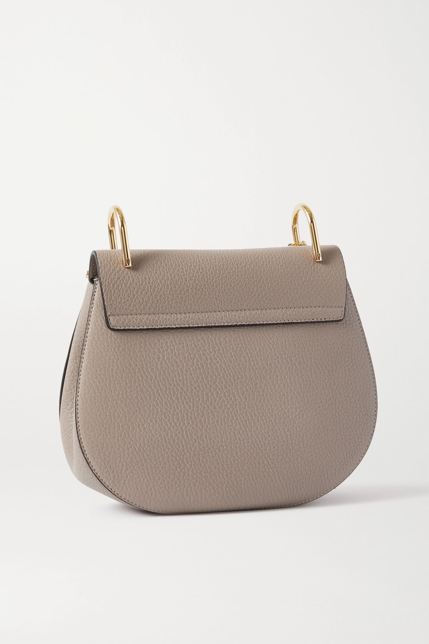 Drew textured-leather shoulder bag - 3