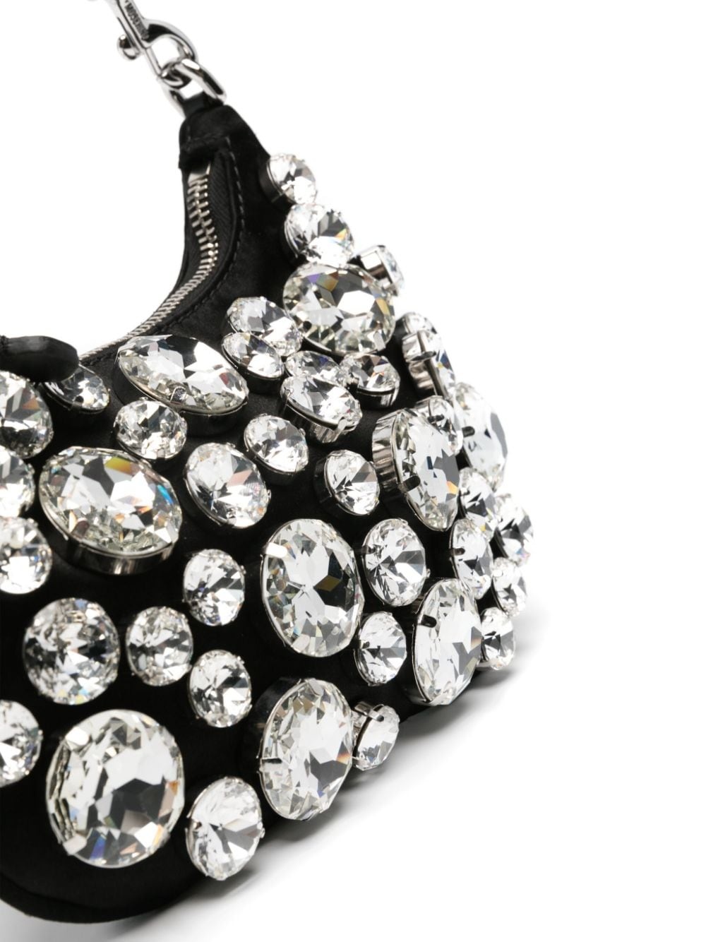 crystal-embellished shoulder bag - 4