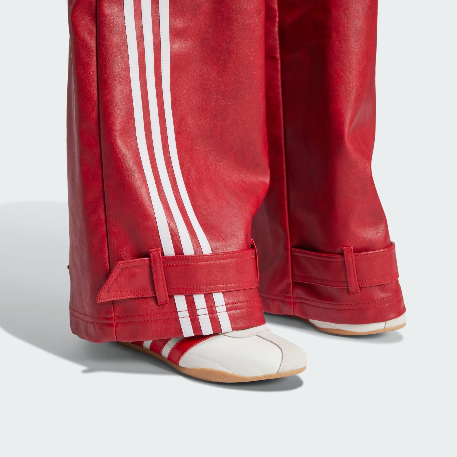 【ADIDAS】Adylenium Season 3 Vintage faux Leather Pants adidas Adilenium Season 3 Vintage Faux Leather Pants Black