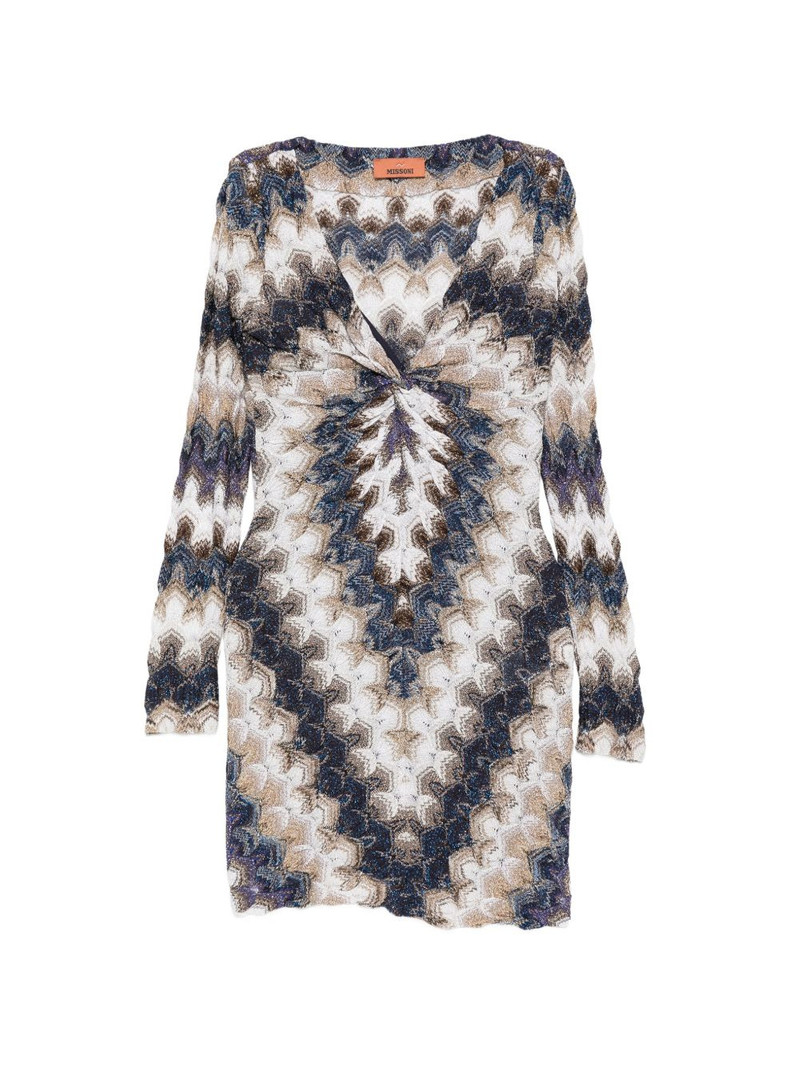 chevron twisted dress 1