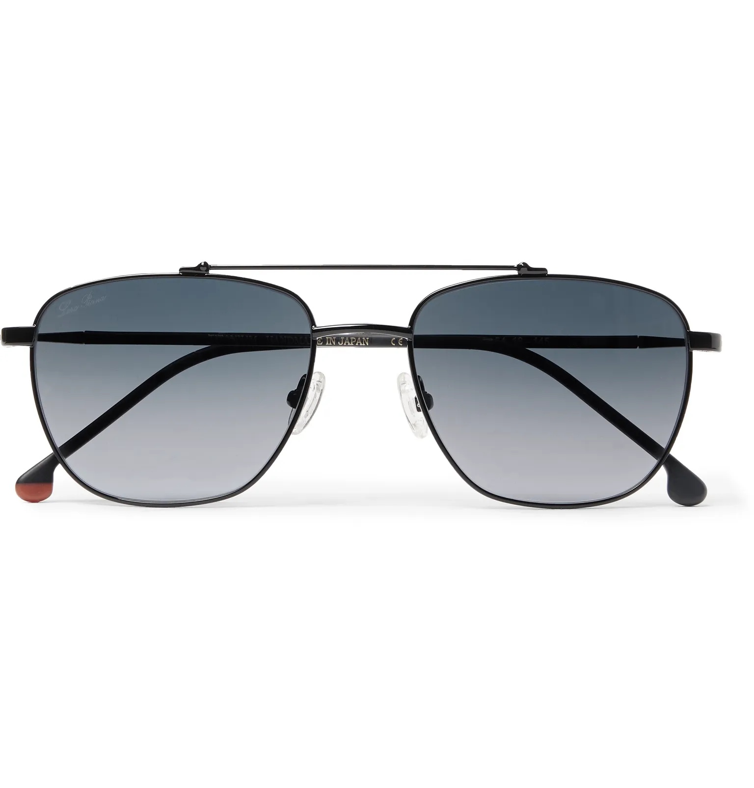 Open 54 Aviator-Style Gold-Tone Titanium and Tortoiseshell Acetate Polarised Sunglasses - 1