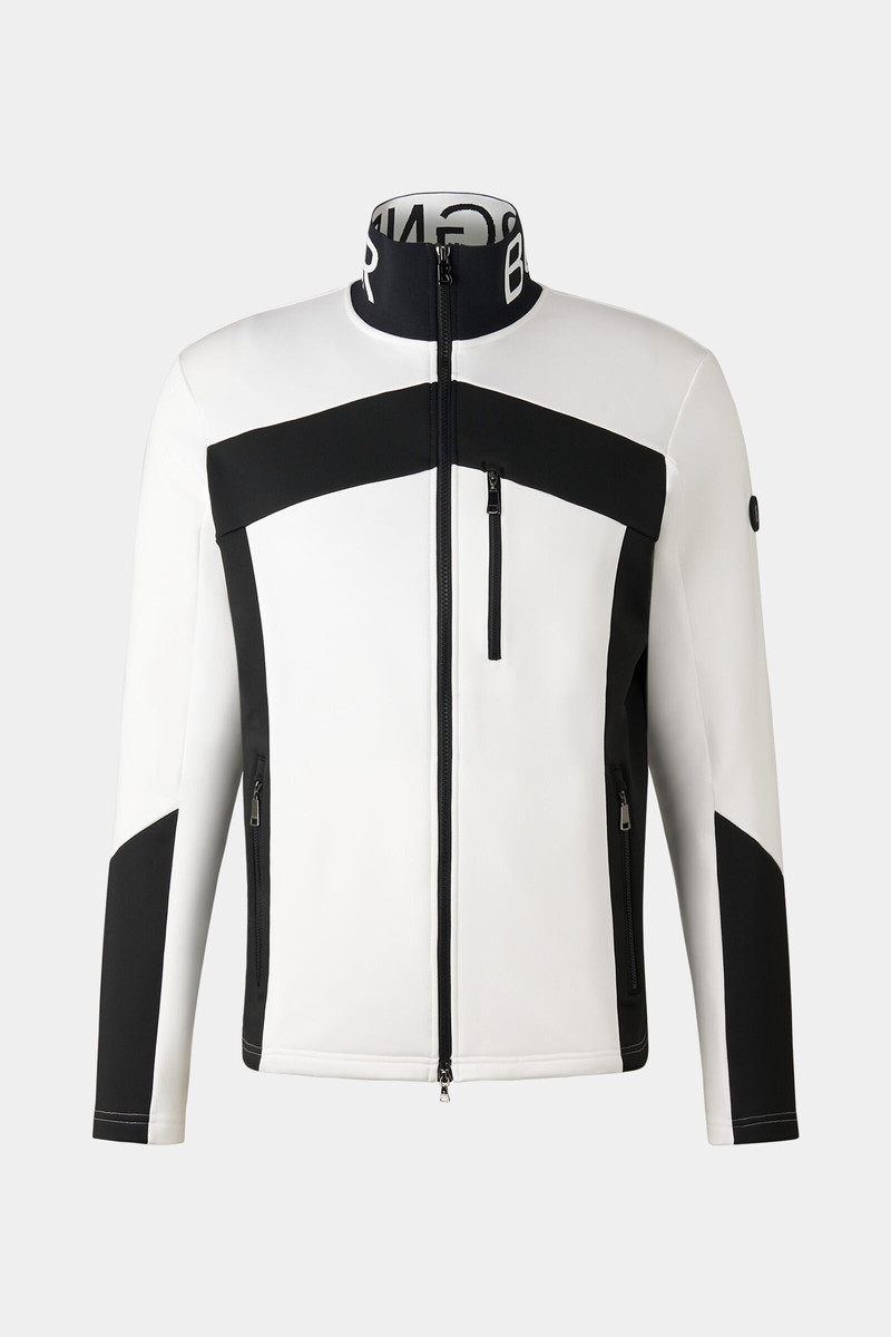 Xilas mid-layer jacket in Off-white/Black 1