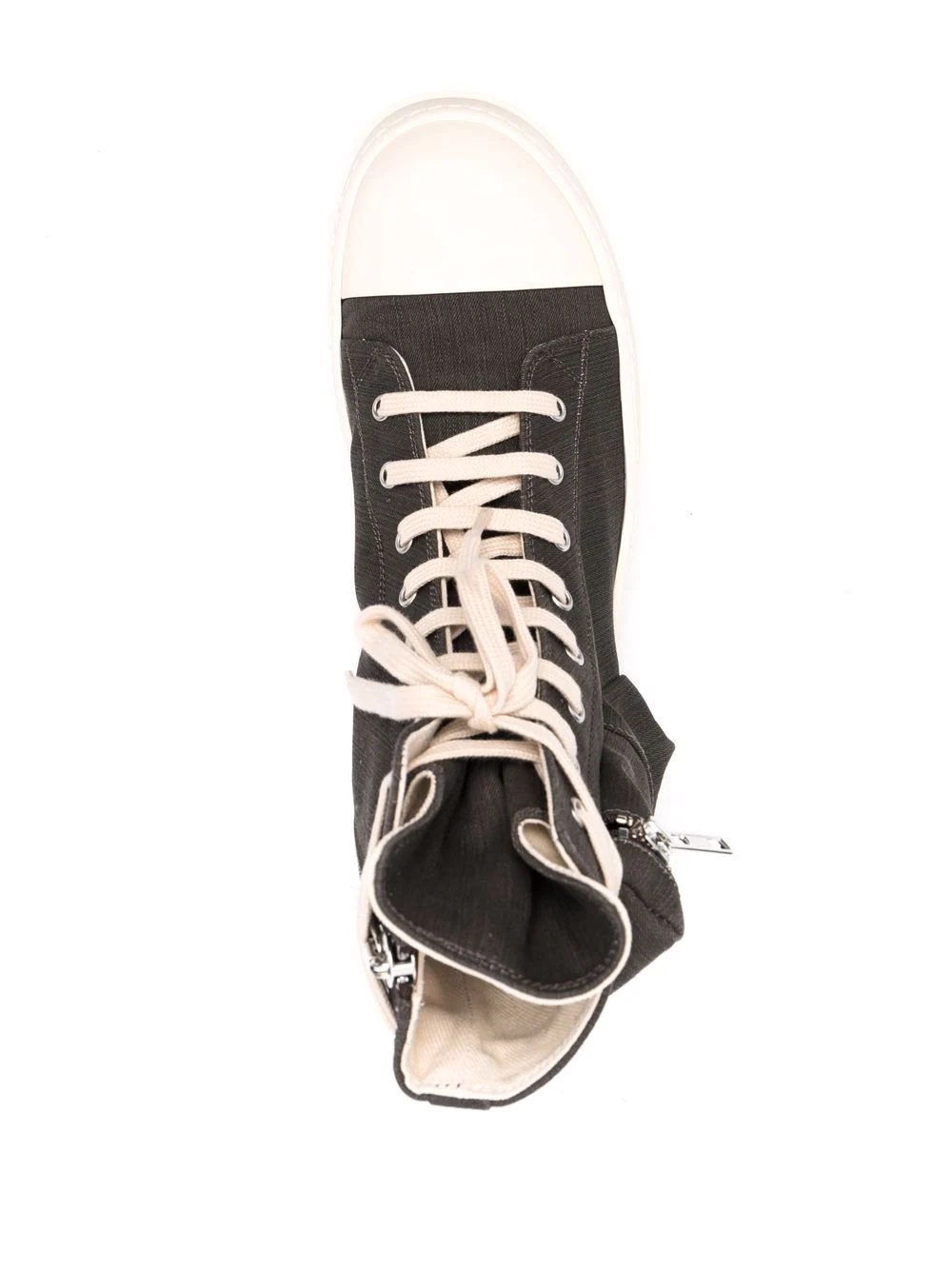 high-top lace-up sneakers - 4