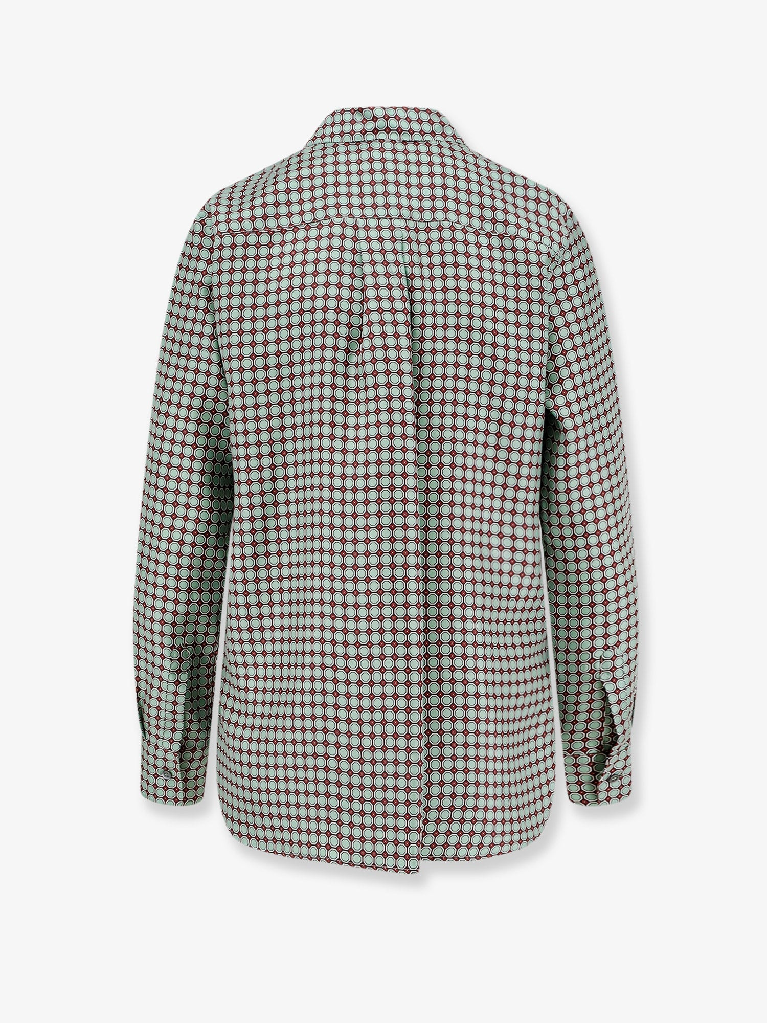 Aspesi Silk Shirt With Micro-Pattern - 2