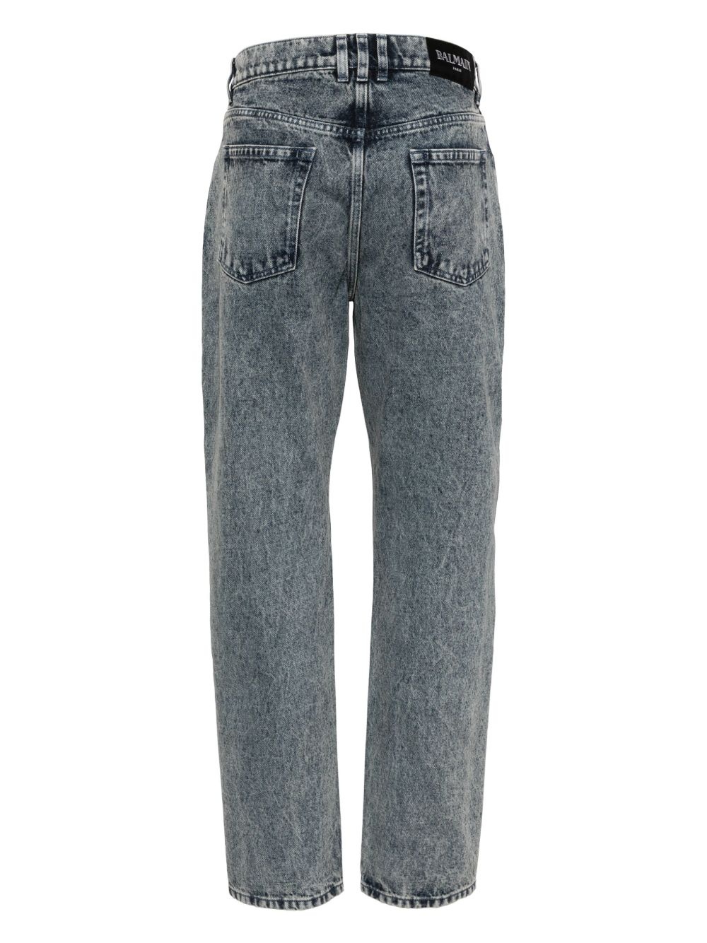 logo-appliqué straight-leg jeans - 2