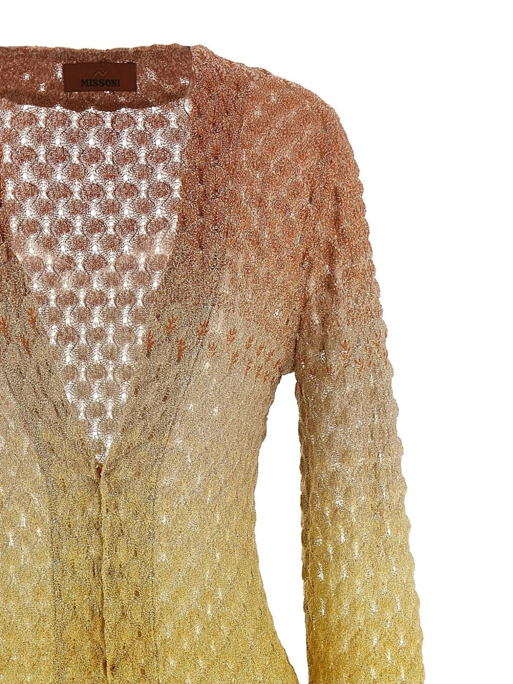 open-knit cardigan - 3