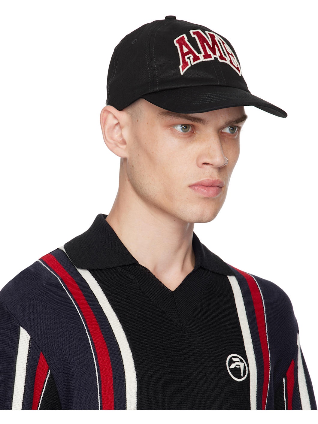 Black 'AMB' Baseball Cap - 2