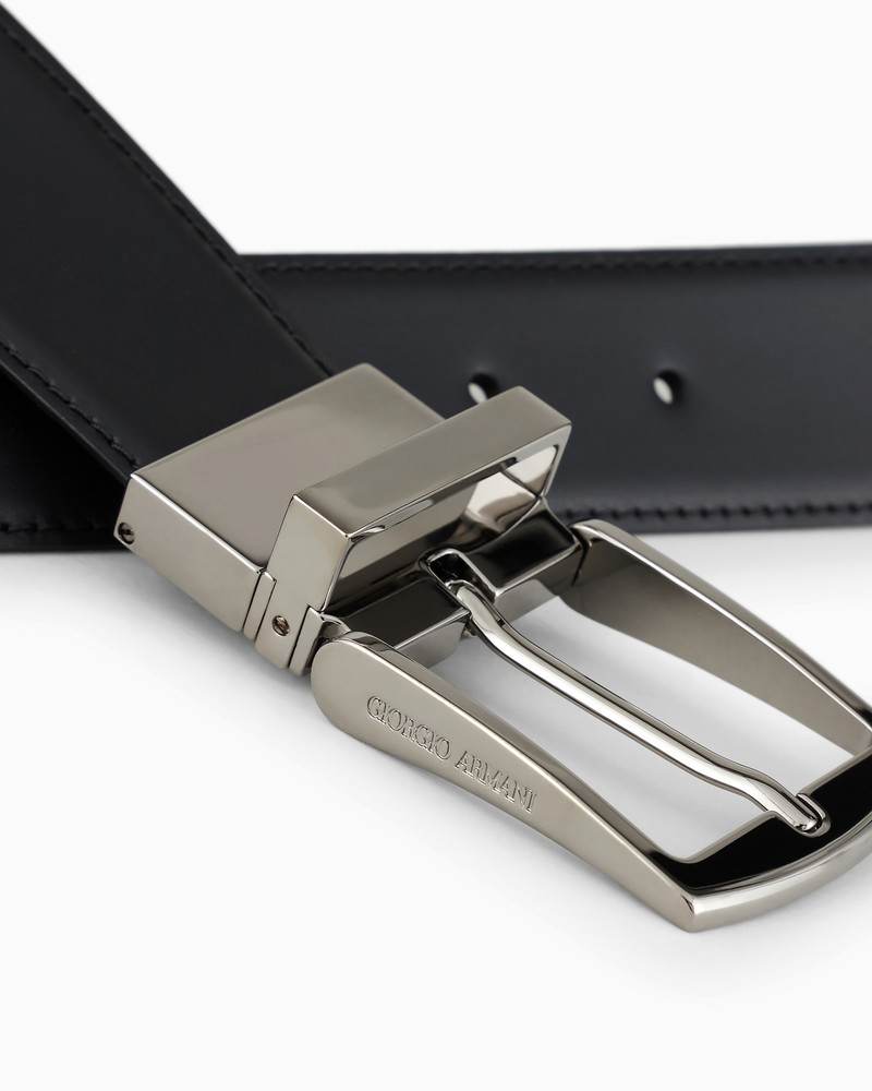 GIORGIO ARMANI REVERSIBLE LEATHER BELT outlook