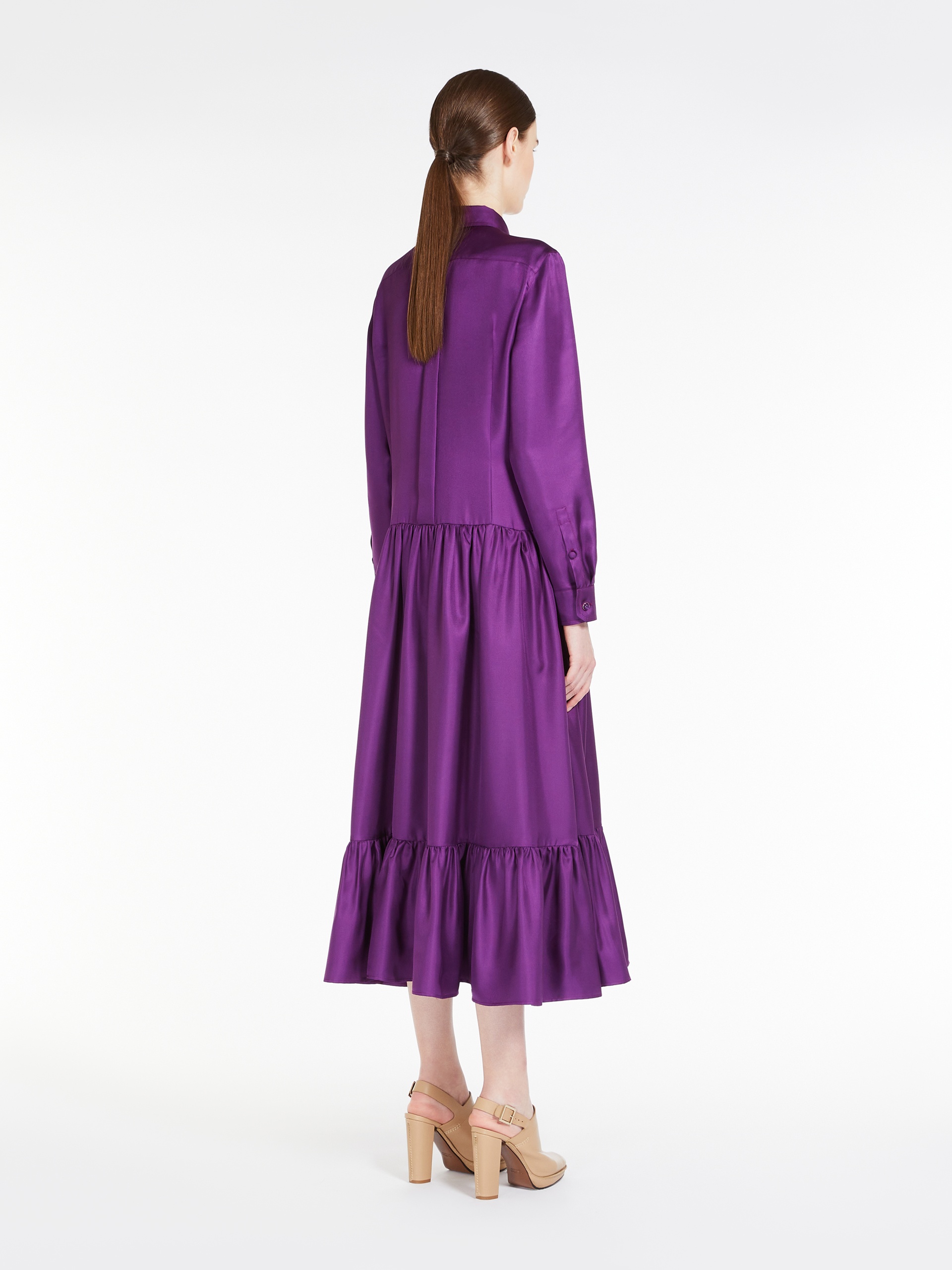 YARD Silk twill dress - 4