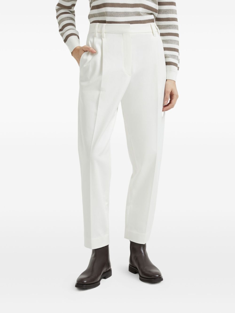 Slouchy cropped trousers - 3