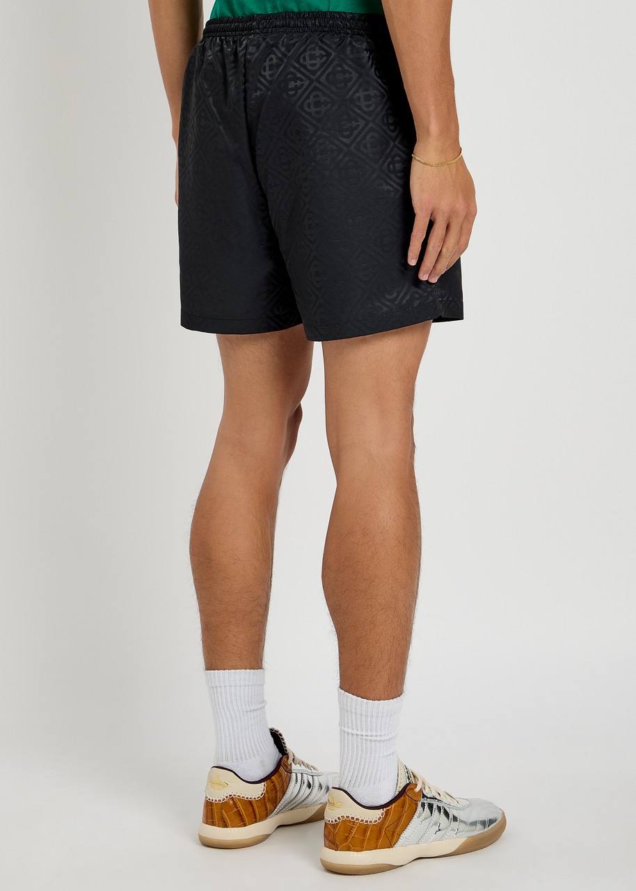 Casablanca Logo-monogrammed Jacquard Shell Swim Shorts - 3