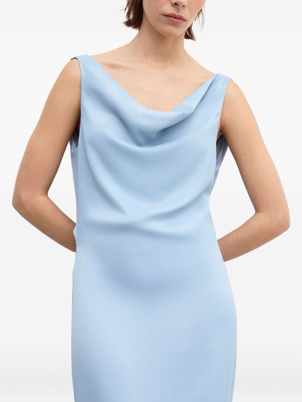 draped maxi dress - 5