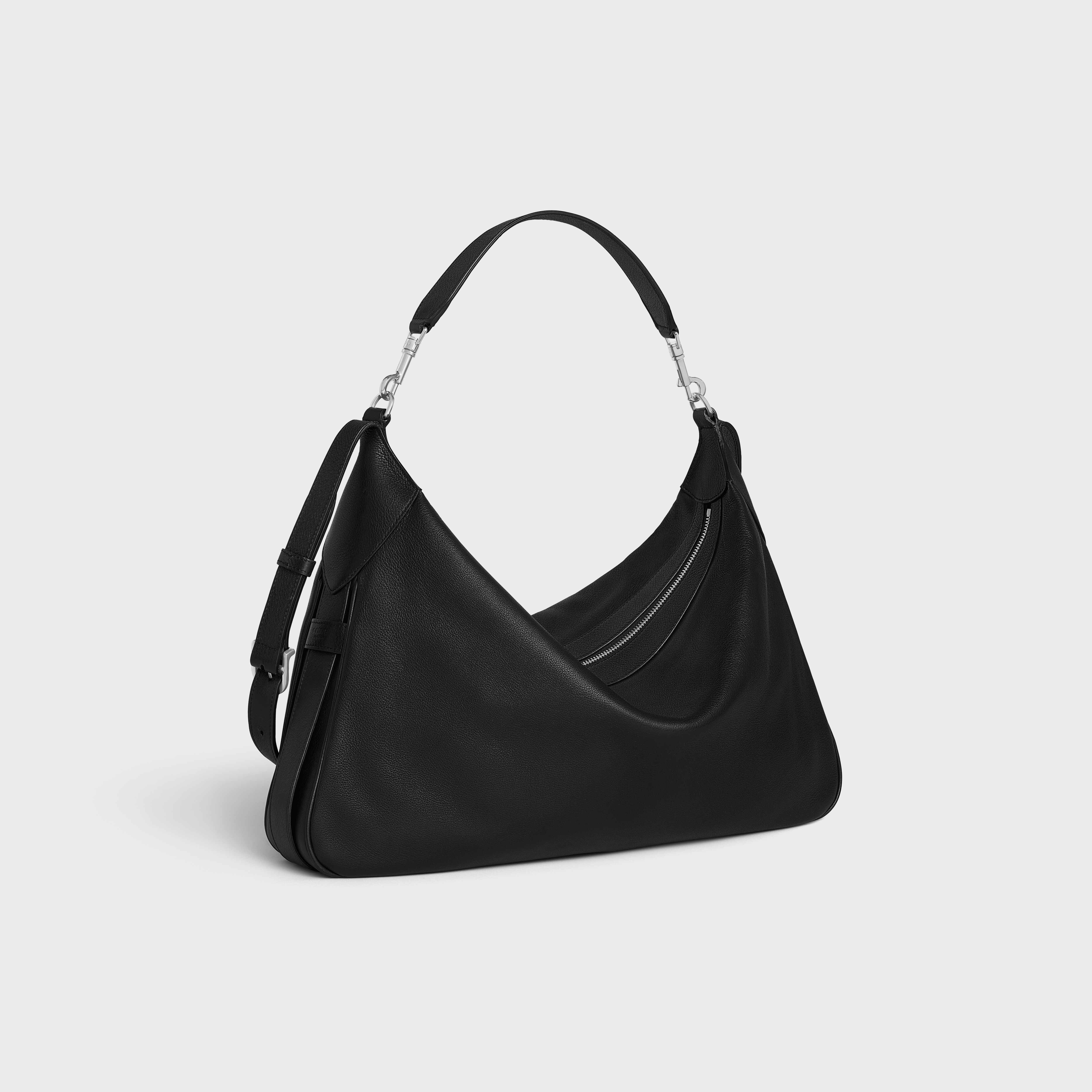 Romy Large Textured-Leather Messenger Bag