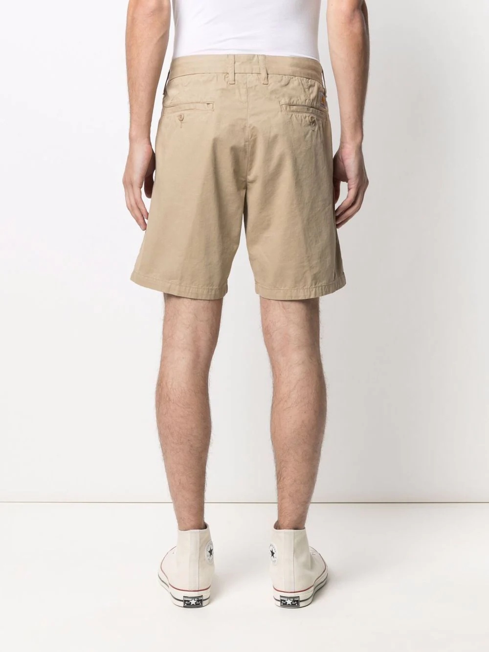 straight-leg chino shorts - 4