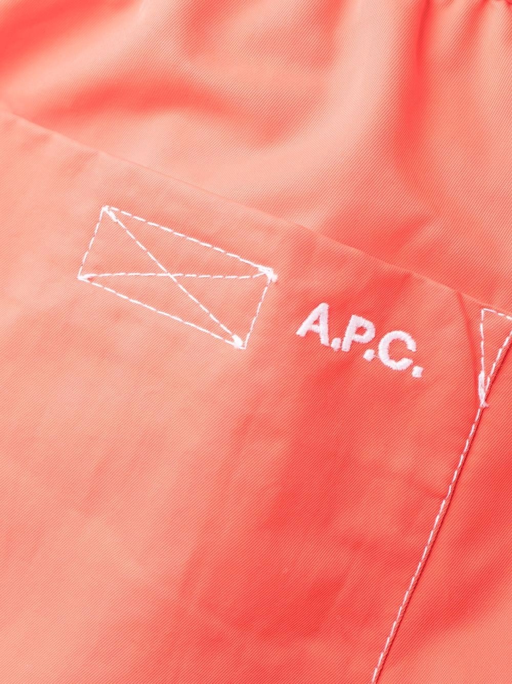 logo-embroidered swimming shorts - 3