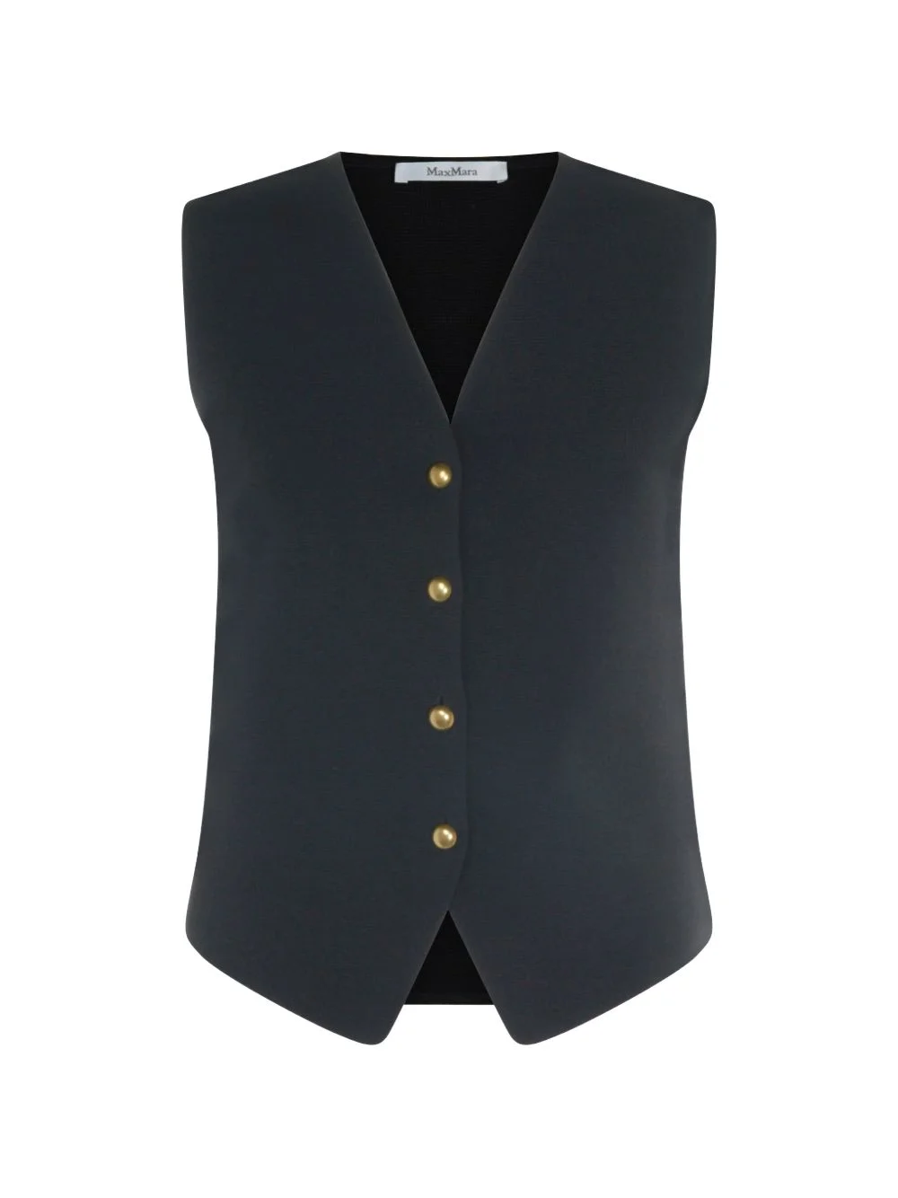 V-neck button-up gilet - 1