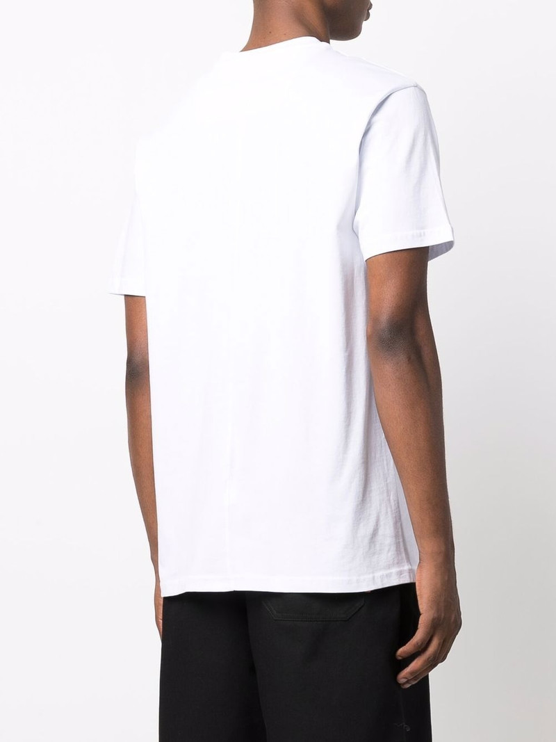 graffiti-print round neck T-shirt 5