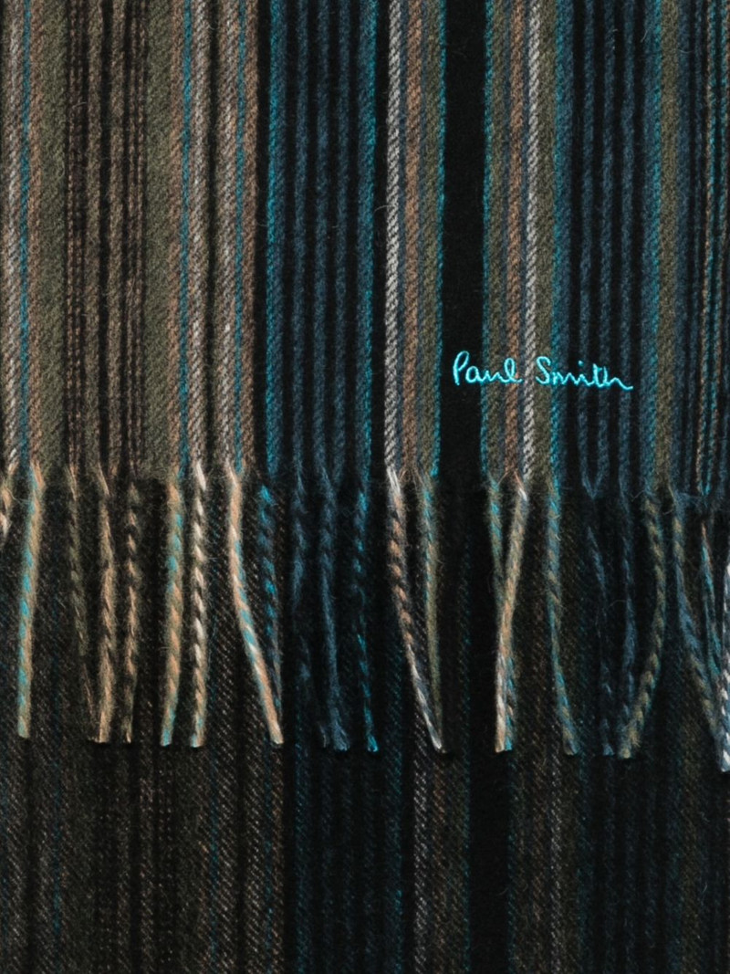striped fringed scarf 3