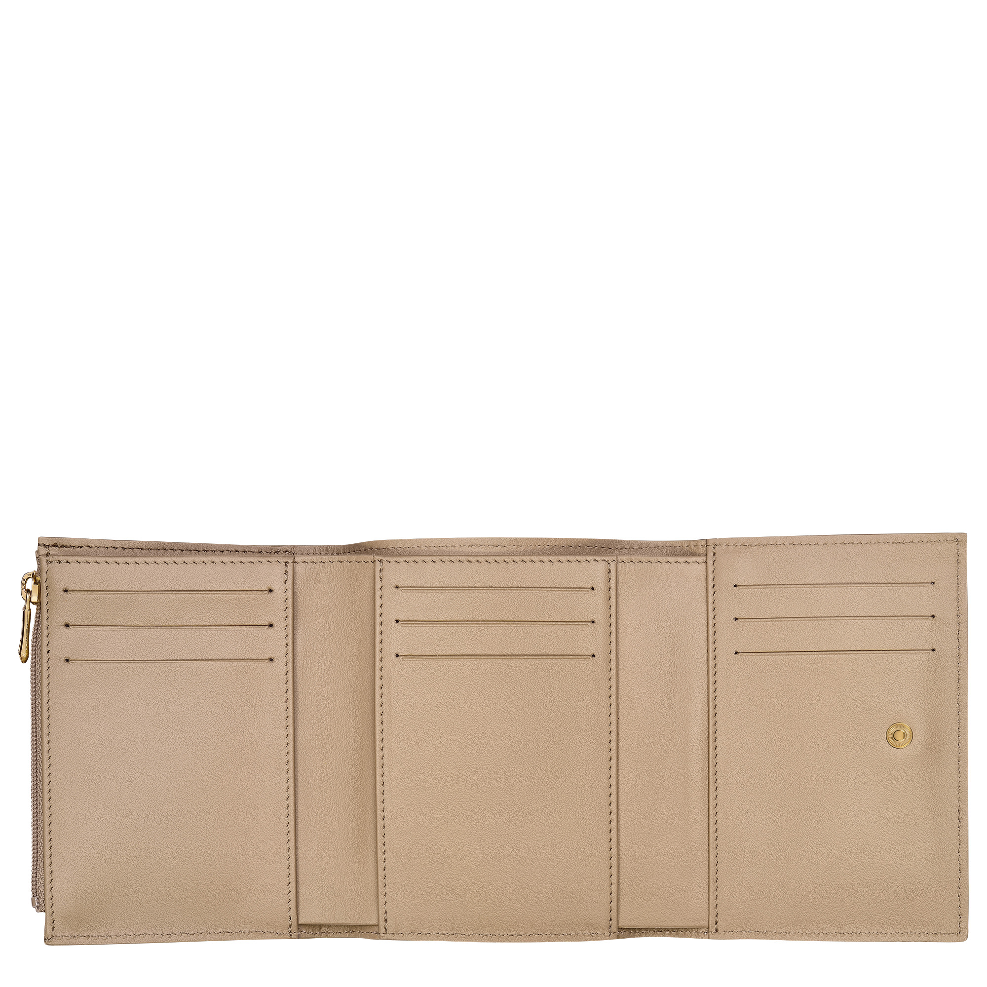 Le Roseau Compact wallet Root - Leather - 3