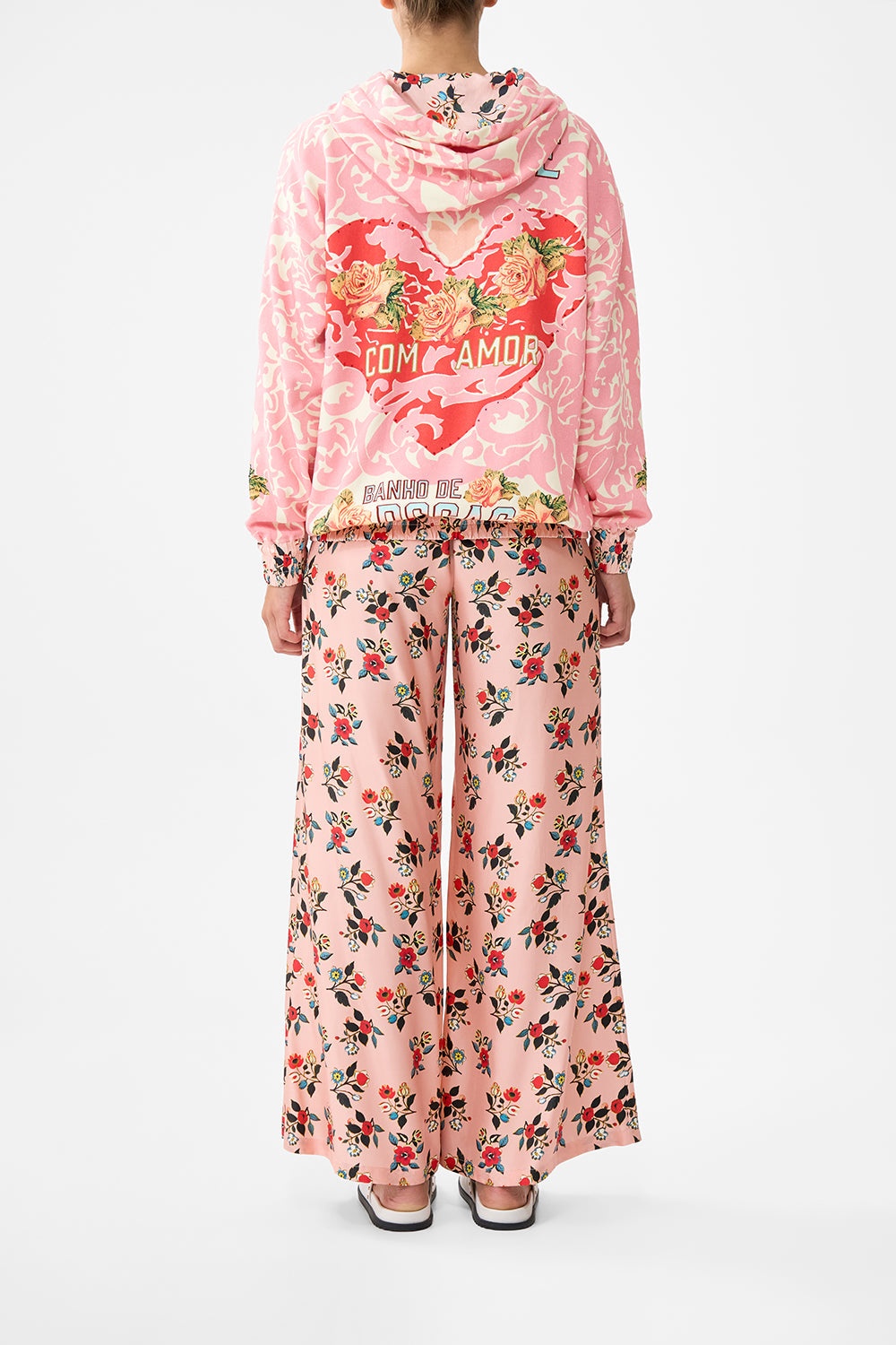 SILK BAND OVERSIZED HOODIE WITH POCKETS - 3
