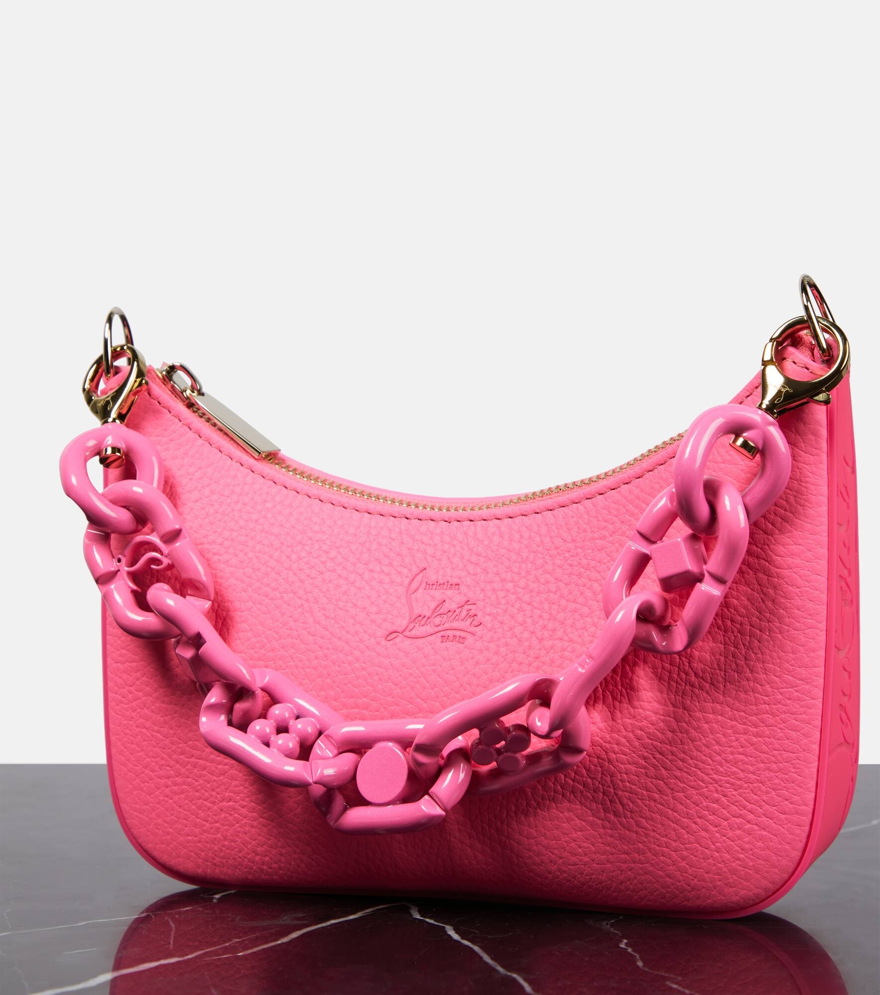 Loubila Chain Mini leather shoulder bag - 6
