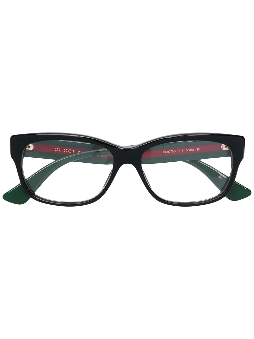 rectangular frame glasses - 1