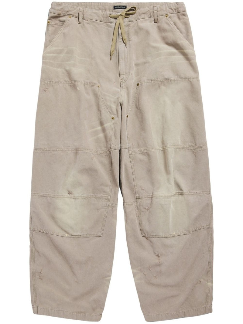 Double Knee cotton-canvas trousers - 1