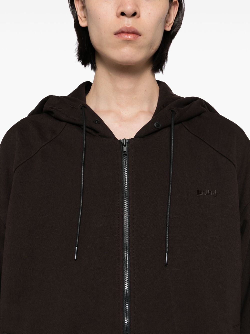 zip-up hooded jacket - 5