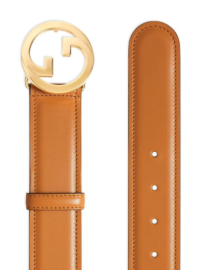 GUCCI logo-plaque buckle-fastening belt outlook