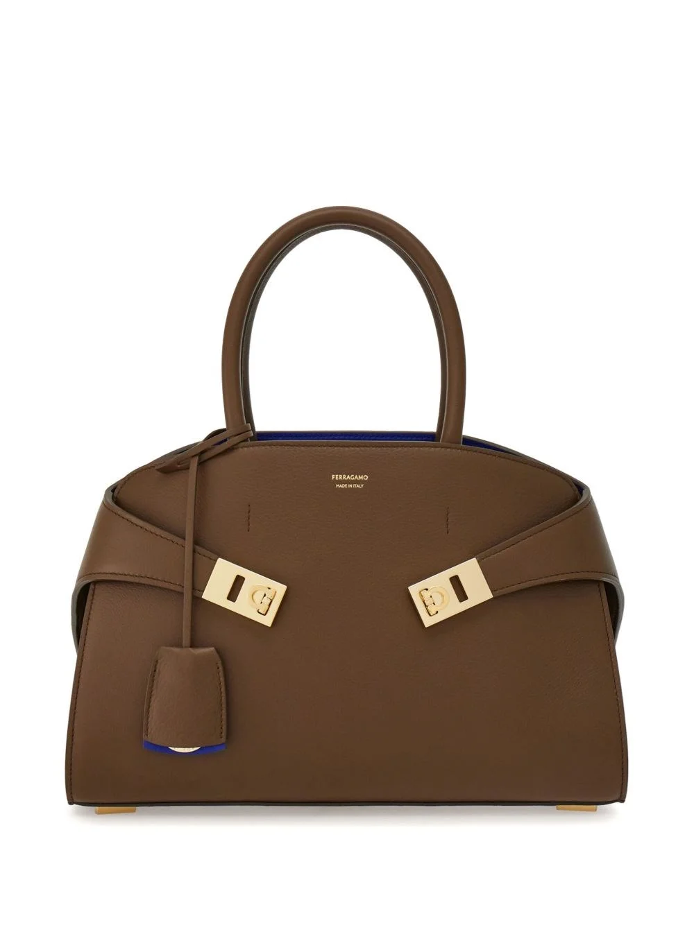 Hug small leather tote bag - 1