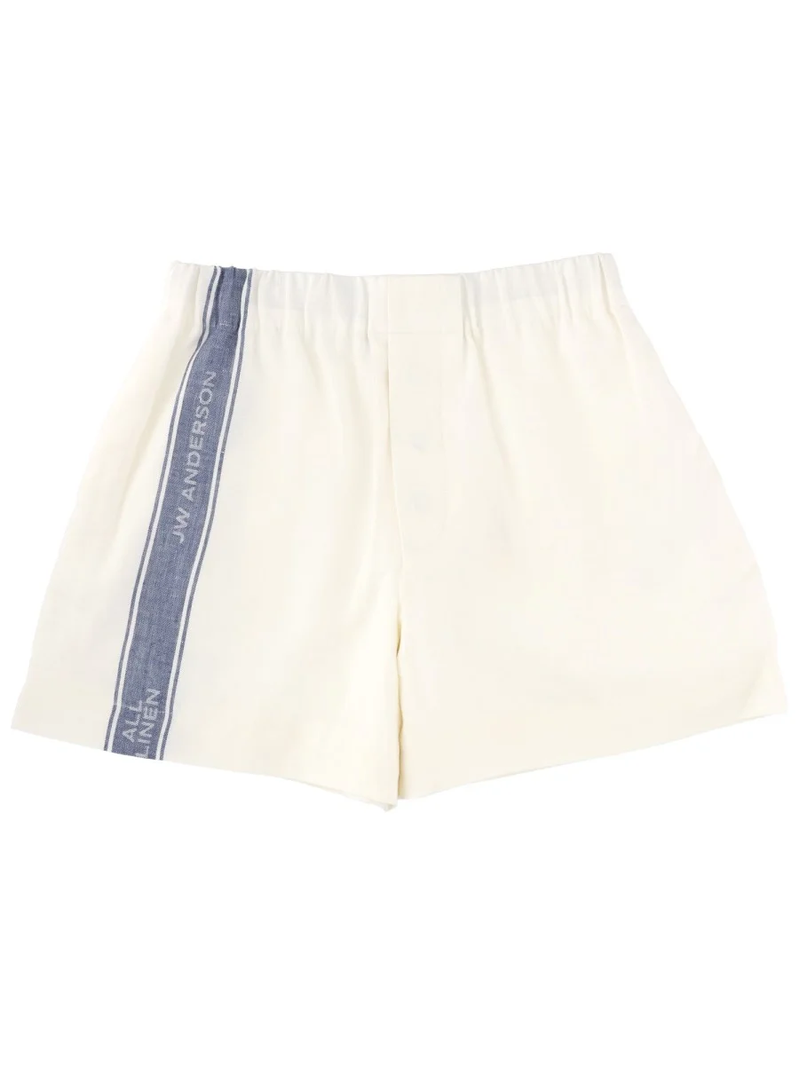 COTTON SHORTS WITH LOGO - 1
