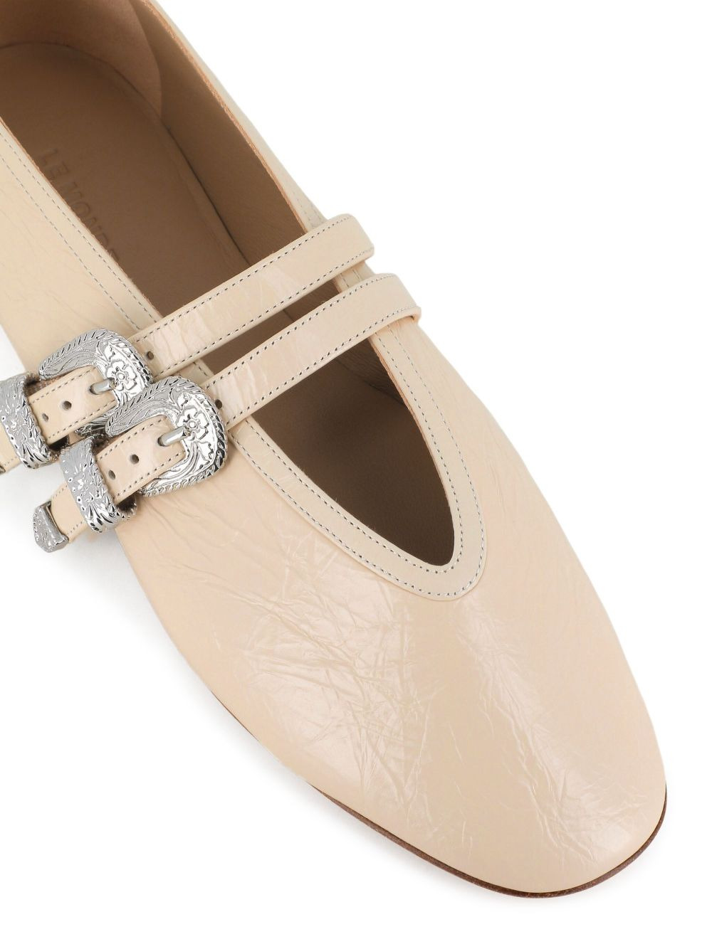 buckle-embellished ballet flats - 5
