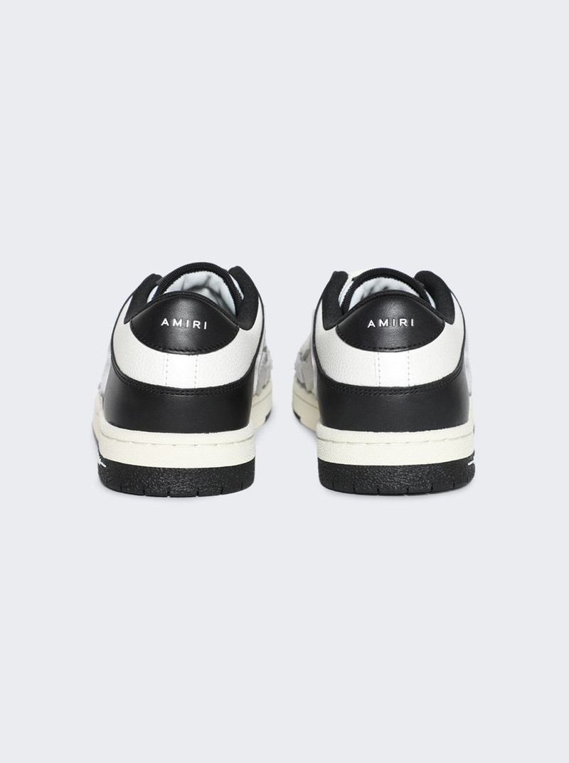 AMIRI Collegiate Skel Top Low Sneaker Black White Grey outlook