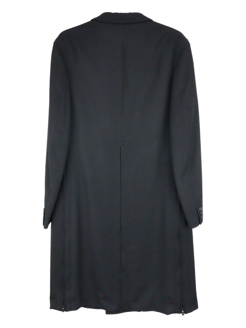 Yohji Yamamoto buttoned long coat outlook