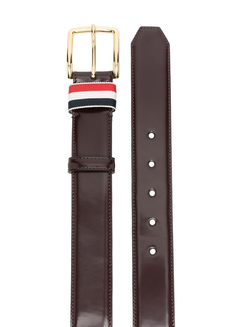 Thom Browne 35mm RWB stripe belt outlook
