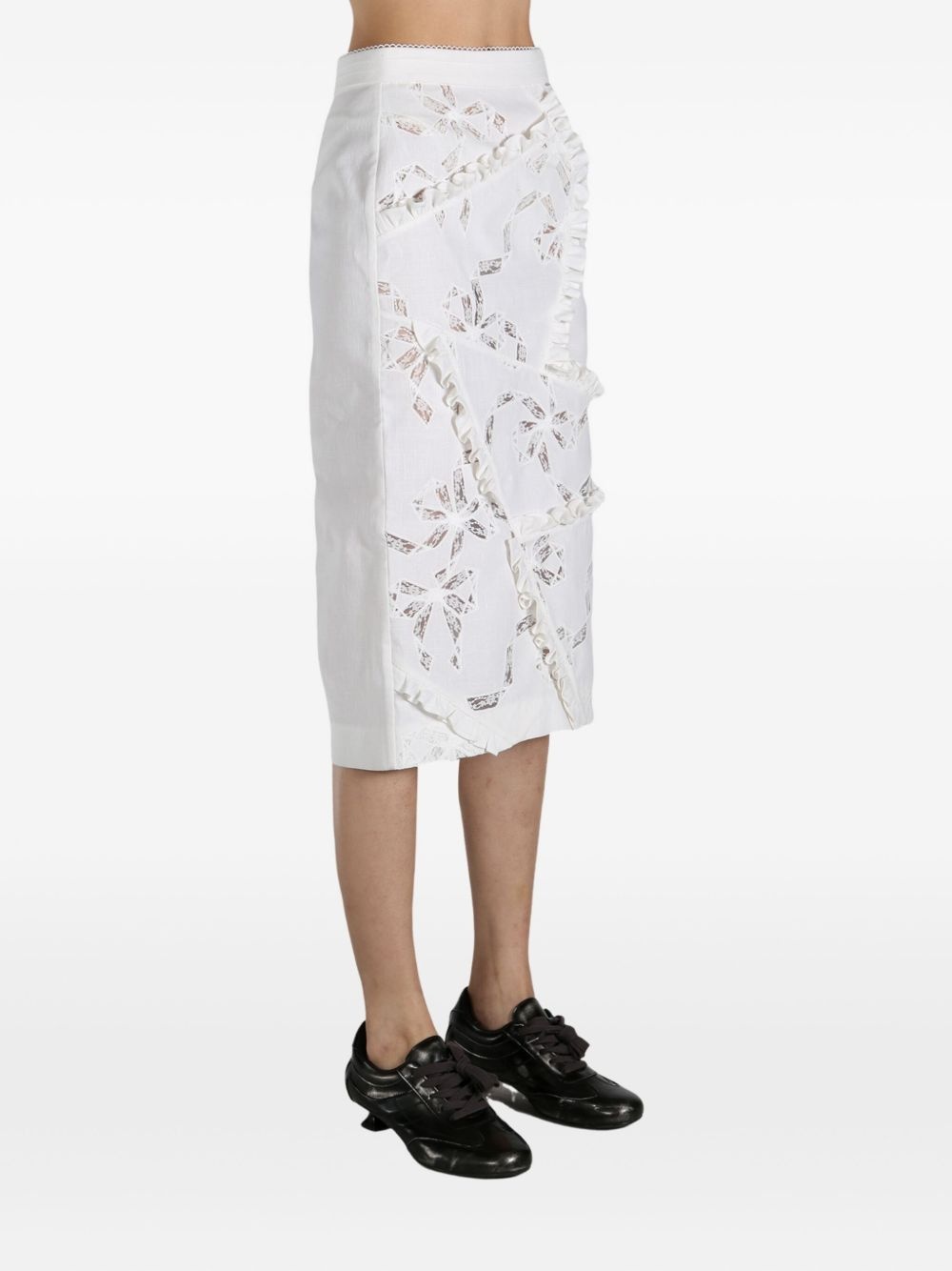 cut-out skirt - 3