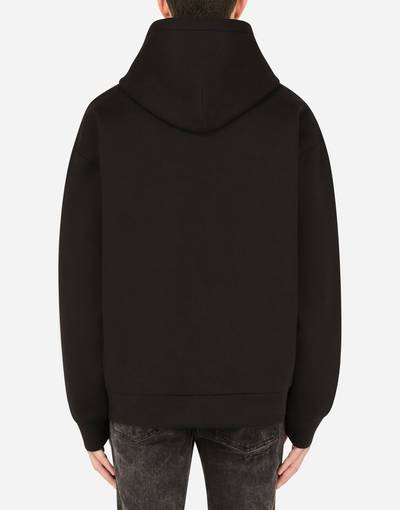 Dolce & Gabbana Jersey hoodie with DG embroidery outlook