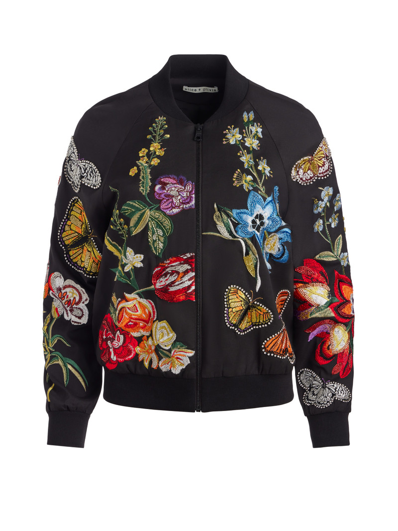 FELISA EMBELLISHED VARSITY JACKET 1