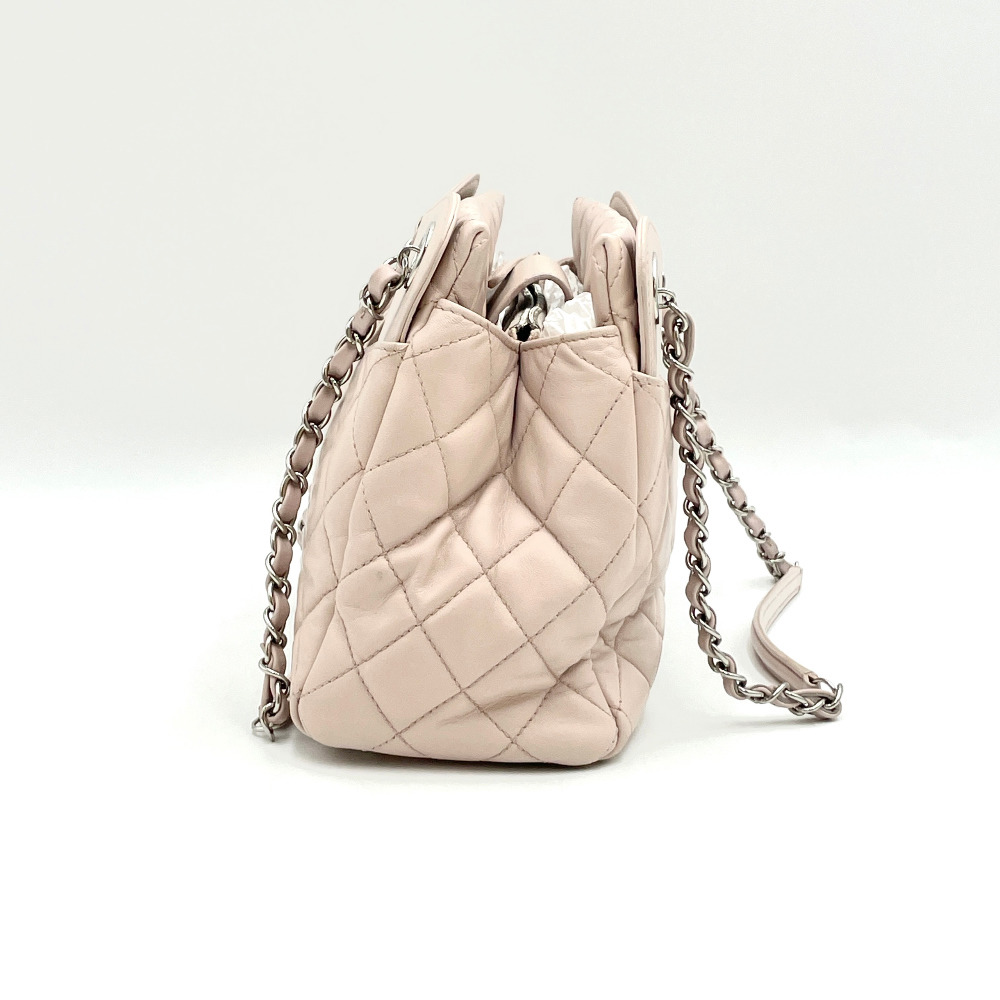 Chanel No. 20 Baby Pink Lambskin Chain Shoulder Bag - 2