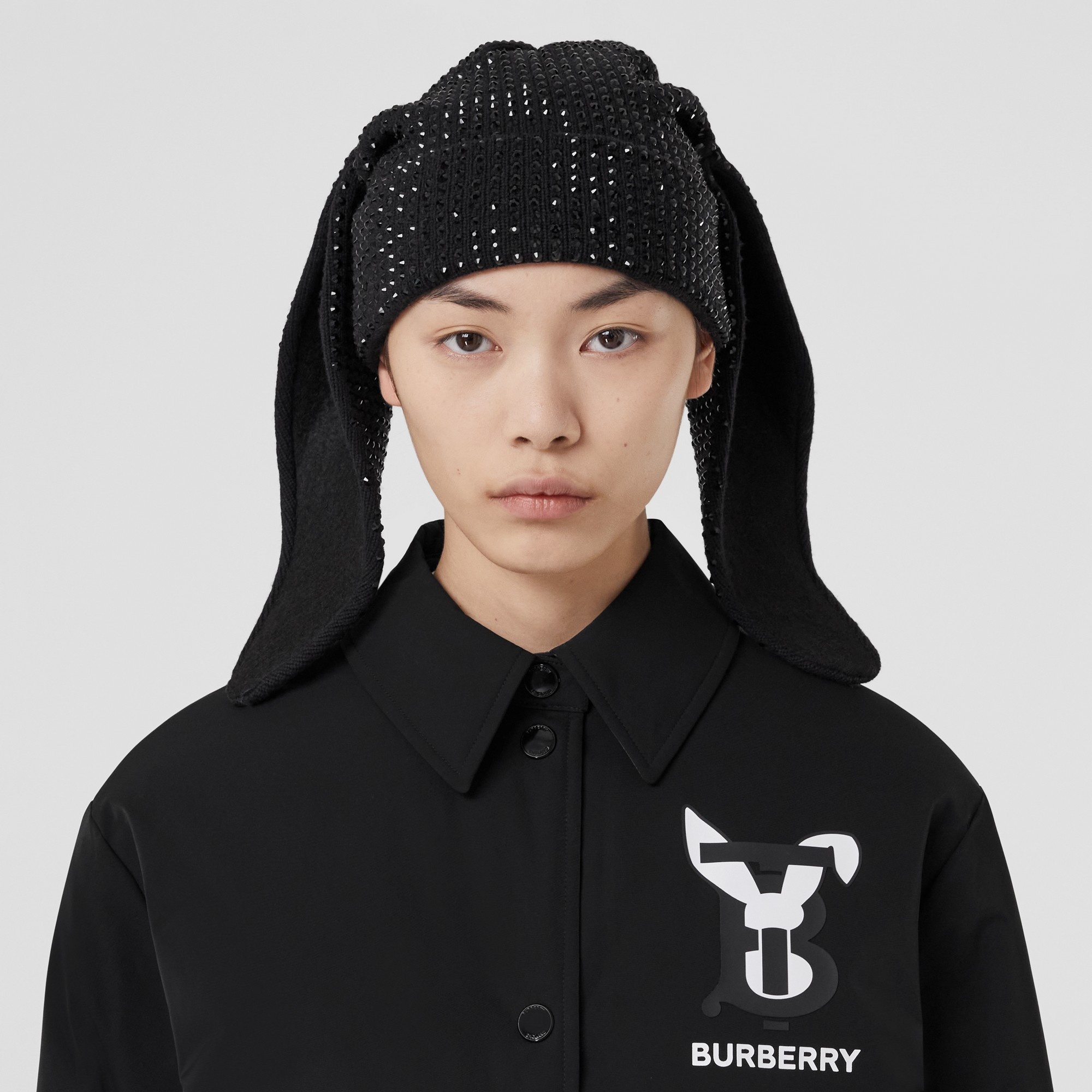 Reversible Rabbit Print Quilted Jacket - 2