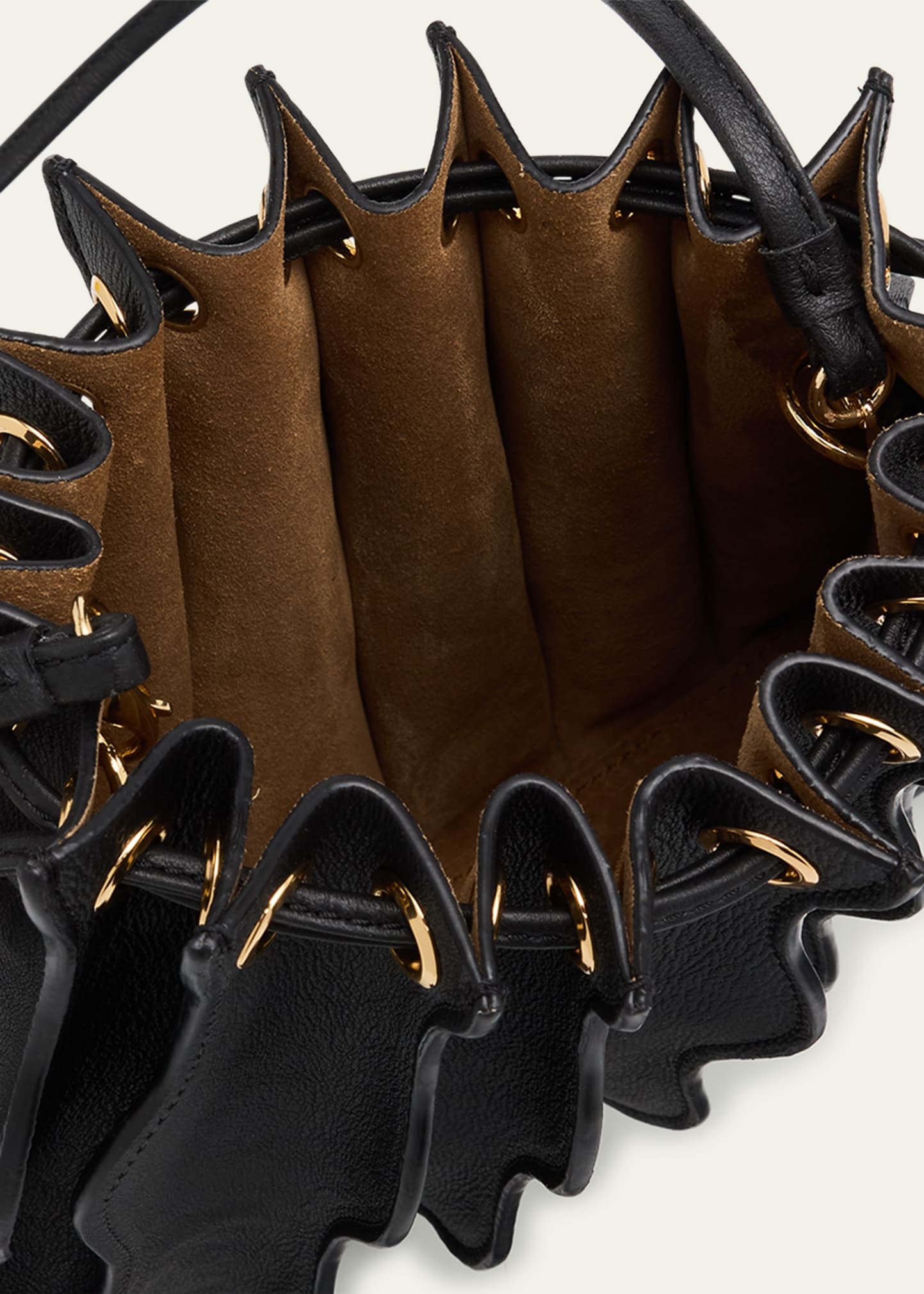 Adria Wave Pleated Leather Crossbody Bag - 4