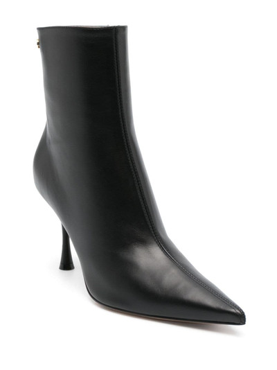Gianvito Rossi 85mm pointy-toe leather boots outlook
