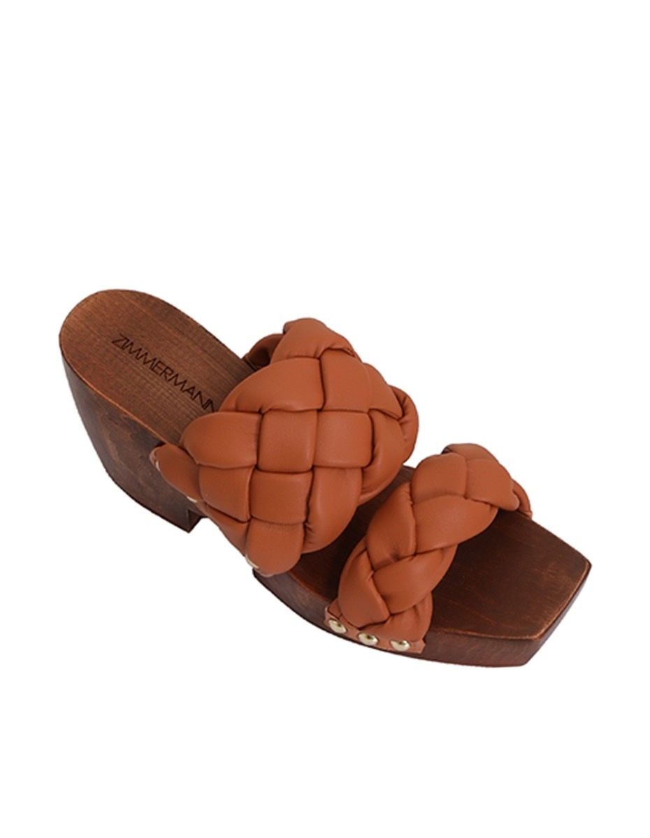 BRAIDED NAPPA CLOG - 7