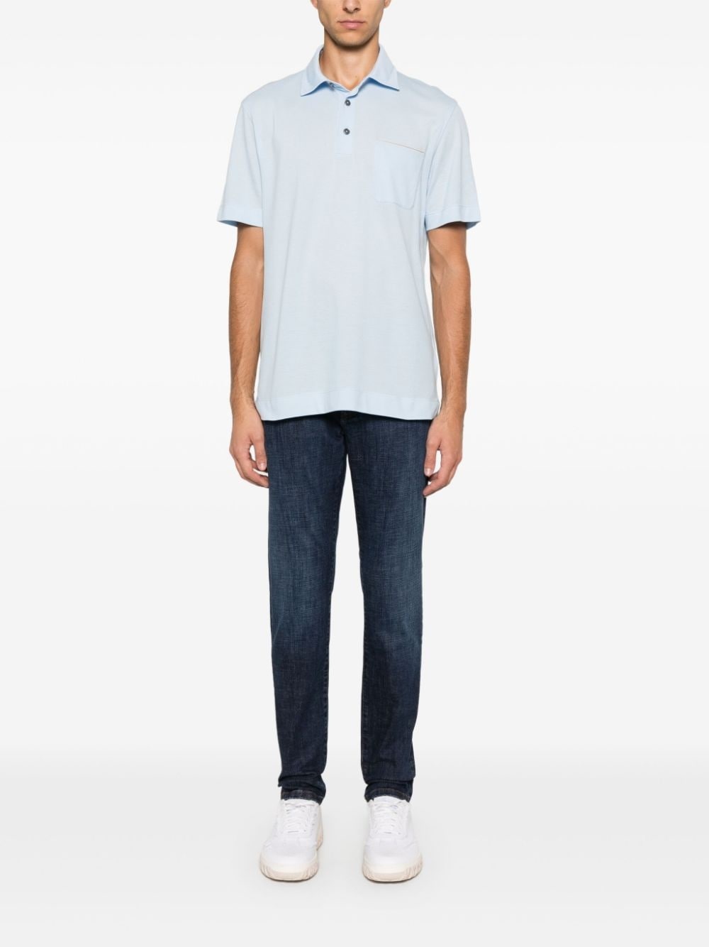 cotton polo shirt - 2