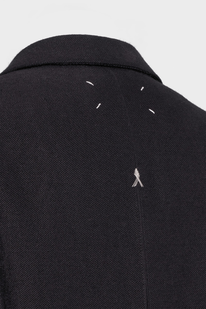 Woven long coat 3