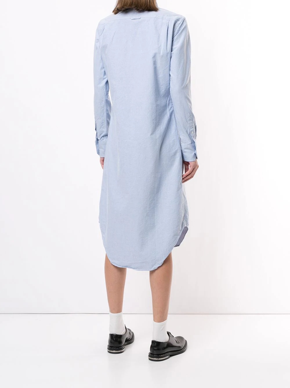 Oxford knee-length shirtdress - 4