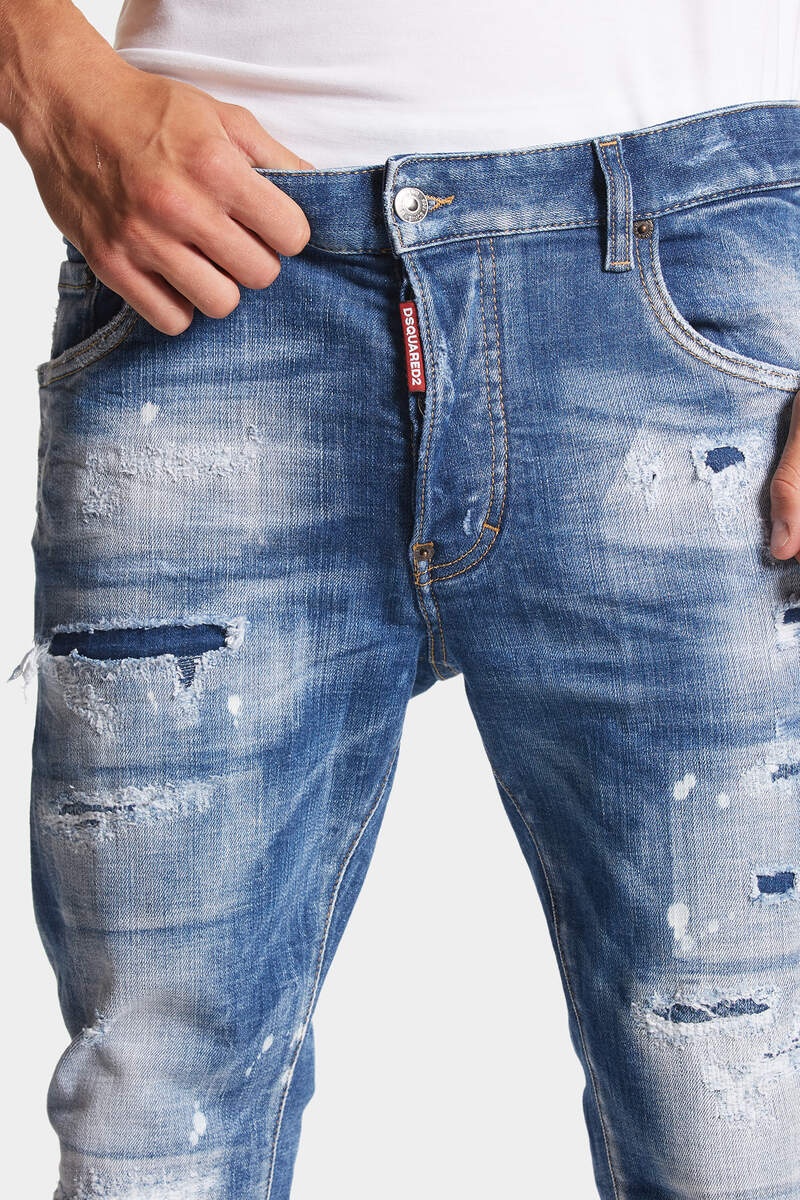 MEDIUM MENDED RIPS WASH SUPER TWINKY JEANS - 5